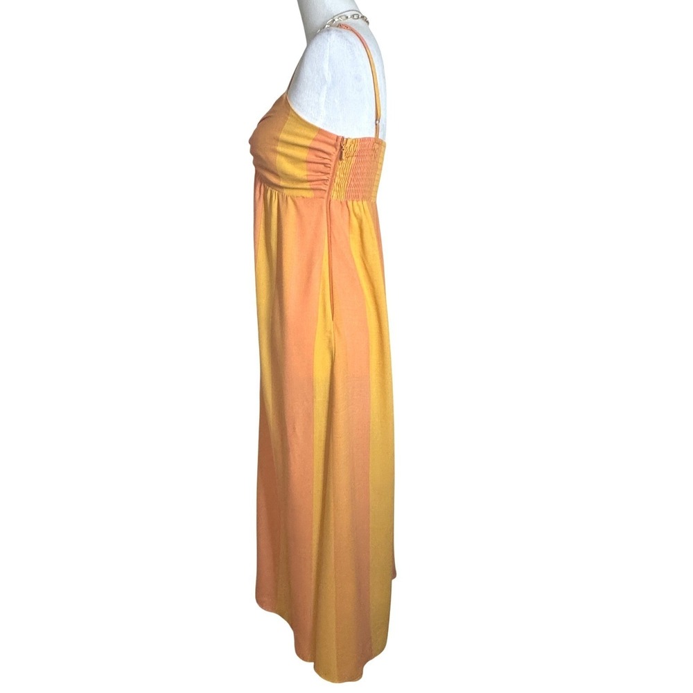 Show Me Your Mumu Magnolia Sun Kissed Stripe Midi Dress  M Bohemian Festival - Picture 9 of 11